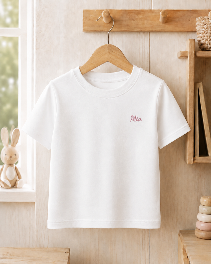 T-shirt Schriftzug