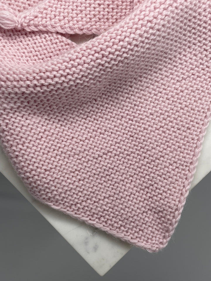 Strick-Halstuch Rose